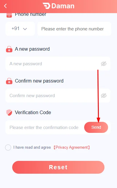 Click send button